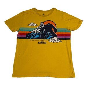 Expedition Everest Yeti Animal Kingdom Disney Yellow Graphic T-Shirt size M